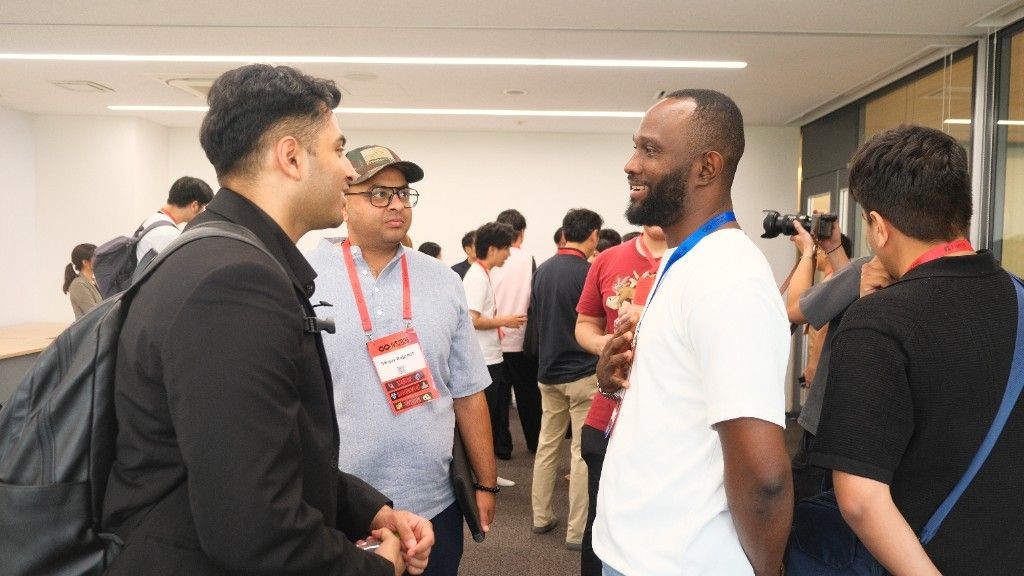 Babatunde meeting with partners and founders in Kyoto