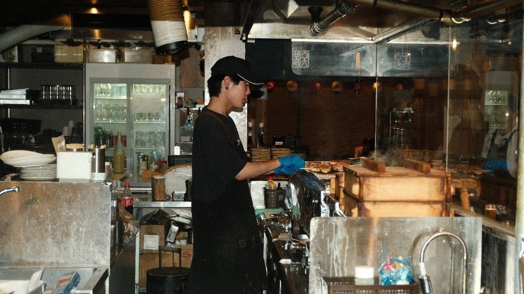 Kitchen scene from the Kyoto trip